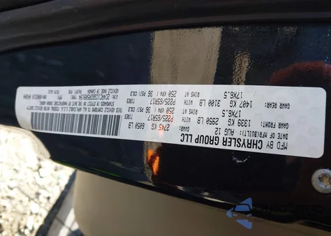 2013 Chrysler Town & Country Touring-L z USA, uszkodzony, nr VIN 2C4RC1CG6DR509194